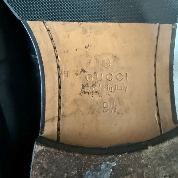 Gucci Black Leather Loafers - Picture 4 of 7